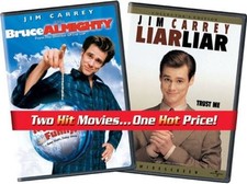 BRIAN GRAZER GARY BARBER MARK O'KEEFE - Bruce Almighty / Liar Liar (2 DVD) VG
