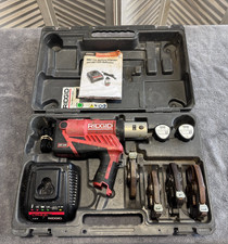 Ridgid RP240 Compact Press Kit 1/2" 3/4" 1" & 1-1/4" Jaws w/ Batteries & Charger