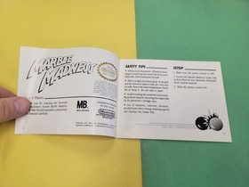 Marble Madness Nintendo NES Instruction Manual Booklet ONLY