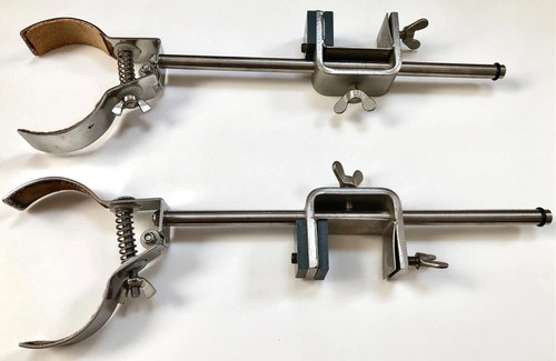 Round Jaw Large Rectangular Mount Laboratory Clamp