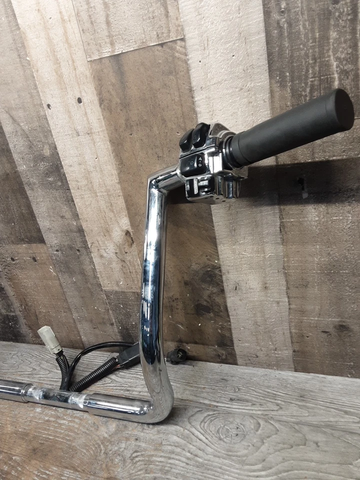2008 Harley Davidson Electra Glide Ultra Handlebars Grips Controls Chrome BR-696 - Image 2 of 4