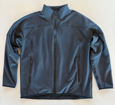 Vollebak Planet Earth Fleece Lined Jacket. Black. Mens XL. Superb Condition.