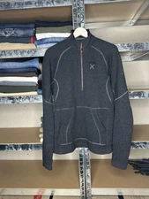 MONTURA Ergonomic Half Zip Fleece M Outdoor Trekking Wool Blend Jacket