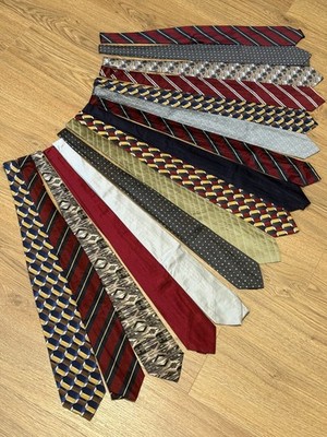 Konvolut 16 Vintage Seidenkrawatten Nos Silk Tie Stock 16 Stück Bettini Lands'End