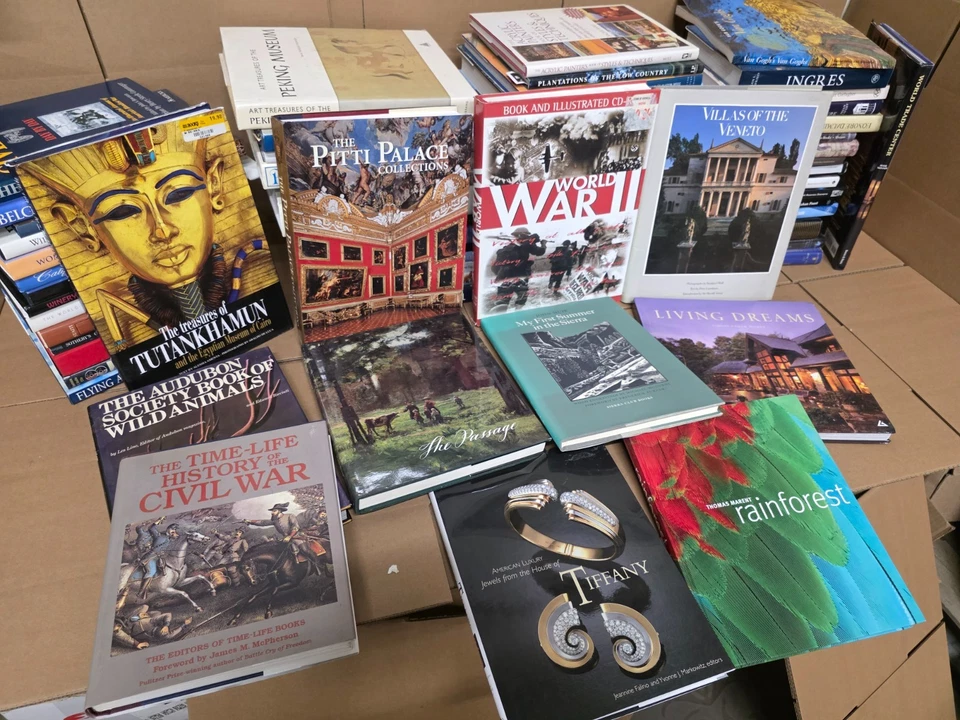 50 Pound (Lb) of Coffee Table Decorative Interior Design Large Books RANDOM MIX - Imagem 4 de 4