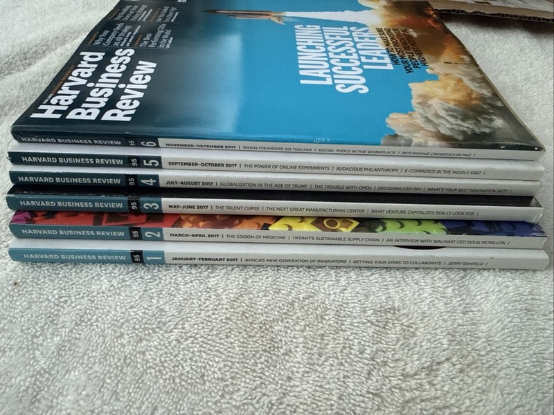 Harvard Business Review January Through December 2017 Volume 95  1-6