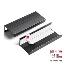 5 Pack self Adhesive Cabinet pulls 3 inch Stick 3-1/8 Inch 8850-Black Brushed