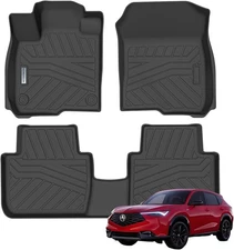 Floor Liners for 2025 Acura ADX TPE All Weather Protection 1st & 2nd Row Car