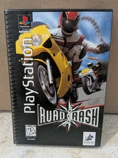 Road Rash PlayStation 1 PS1 Long Box - CIB - Reg Card - Tested, Works