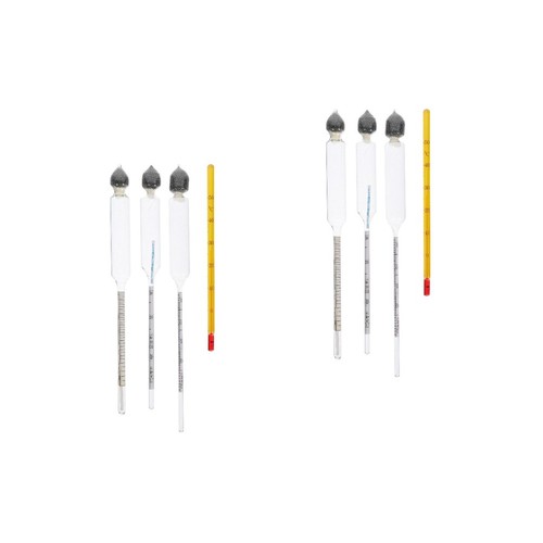 Alcohol Tester for Liquor Glass Hydrometer Wine Testing Tool Reusable