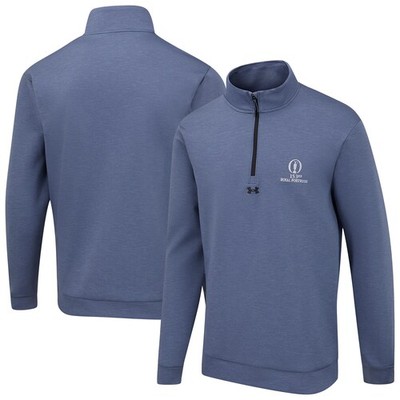 The 153rd Open Royal Portrush Under Armour Drive 1/4 Zip Midlayer Grey  Heather UK