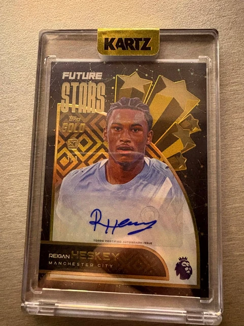 Reigan Heskey Topps Gold Future Stars 1/1  autograph