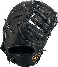 Zett First Base Mitt, Winning Road, Left-Handed Throw, Black 1900 , Brfb33513F 