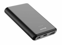 Powerbank 5000Mah, Usb-C/Microusb/Usb-A, 1M Usb-C Kabel