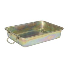 Image of Sealey Metal Drain Pan 9ltr Drain Pans Professional Work Equipment DRPM1