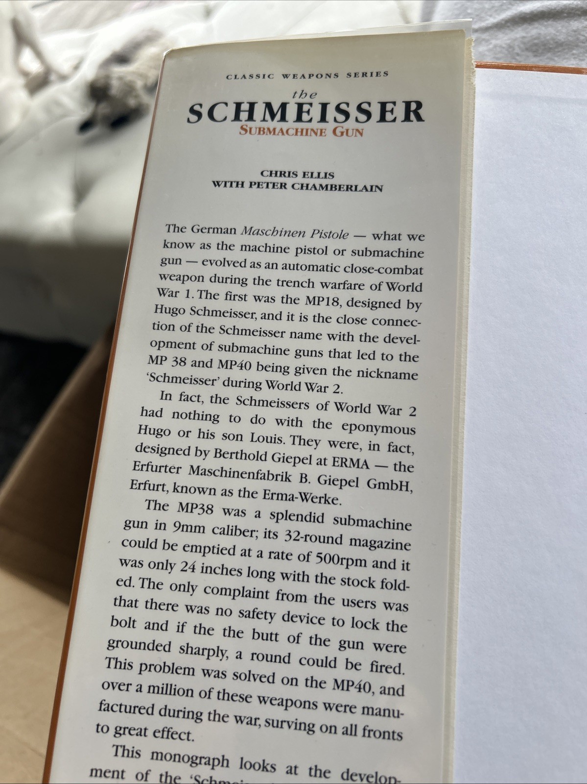 SCHMEISSER SUBMACHINE GUN CLASSIC WEAPONS SERIES S4