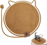 Kratzteppich Katze Kratzmatte Kratzbrett - Kratzpappe Mit Kratzkugel,