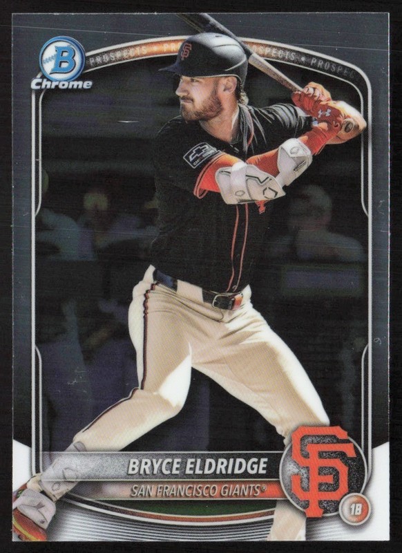 2025 Bowman Chrome Prospects Bryce Eldridge #BCP-180 GS1