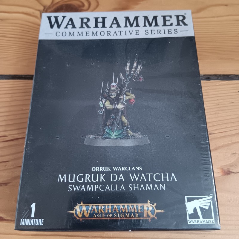 Age of Sigmar Orruk Mugruk Da Watcha Swampcalla Shaman Commemorative Sealed
