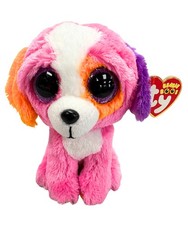 Ty Beanie Boos - Precious the Dog, Glitter Eyes, MWMT Stuffed Animal Toy