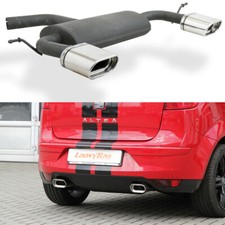 ULTER Duplex Sportendschalldämpfer re li je 1x145x75mm für Seat Altea Bj. 04-15