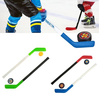 Ice Hockey Stick Puck Set | Indoor Outdoor Game for Kids Ages 3+ | Durable Fun