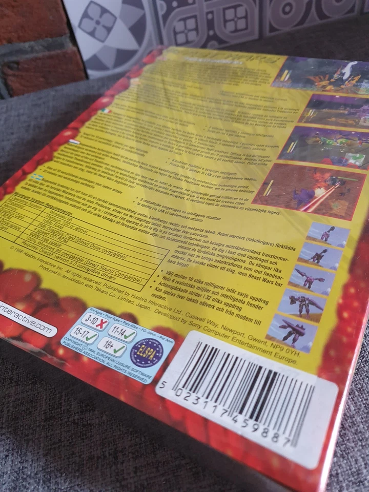 Hasbro Beast Wars Transformers PC CD Big Box  - New & Sealed - Image 3 of 3