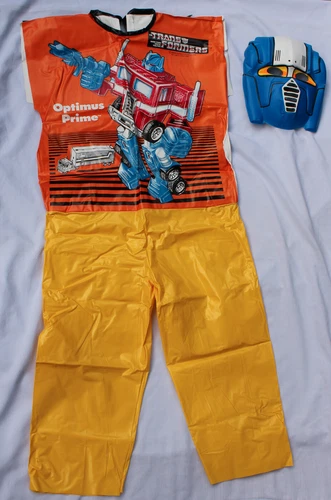 Vintage Optimus Prime Transformers Collegeville Childs Costume Medium 8-10 1984
