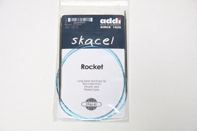 addi Turbo  ROCKETS Circular Needles Skacel US 10.5 (6.5mm) 40 inch(100cm) NEW