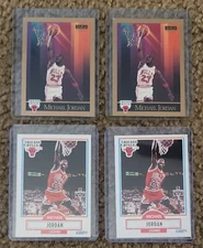 MICHAEL JORDAN ***SET OF 4*** FLEER & SKY BOX CARS - AWESOME SET