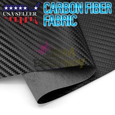 Black Carbon Fiber Fabric Cloth Marine Vinyl 54" Wide Plain Weave Upholstery