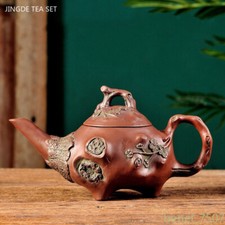 480Ml Chinese Yixing Purple Clay Tea Pot Creative Tea Accessories Filter Teapot