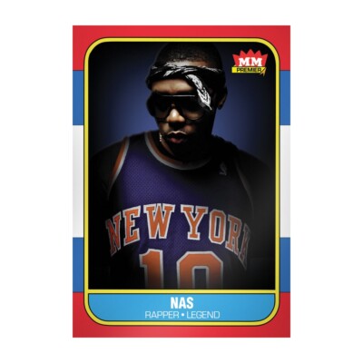 NAS Nasir Jones 1986-87 Jordan Rookie Design Style Hip-Hop Trading Card