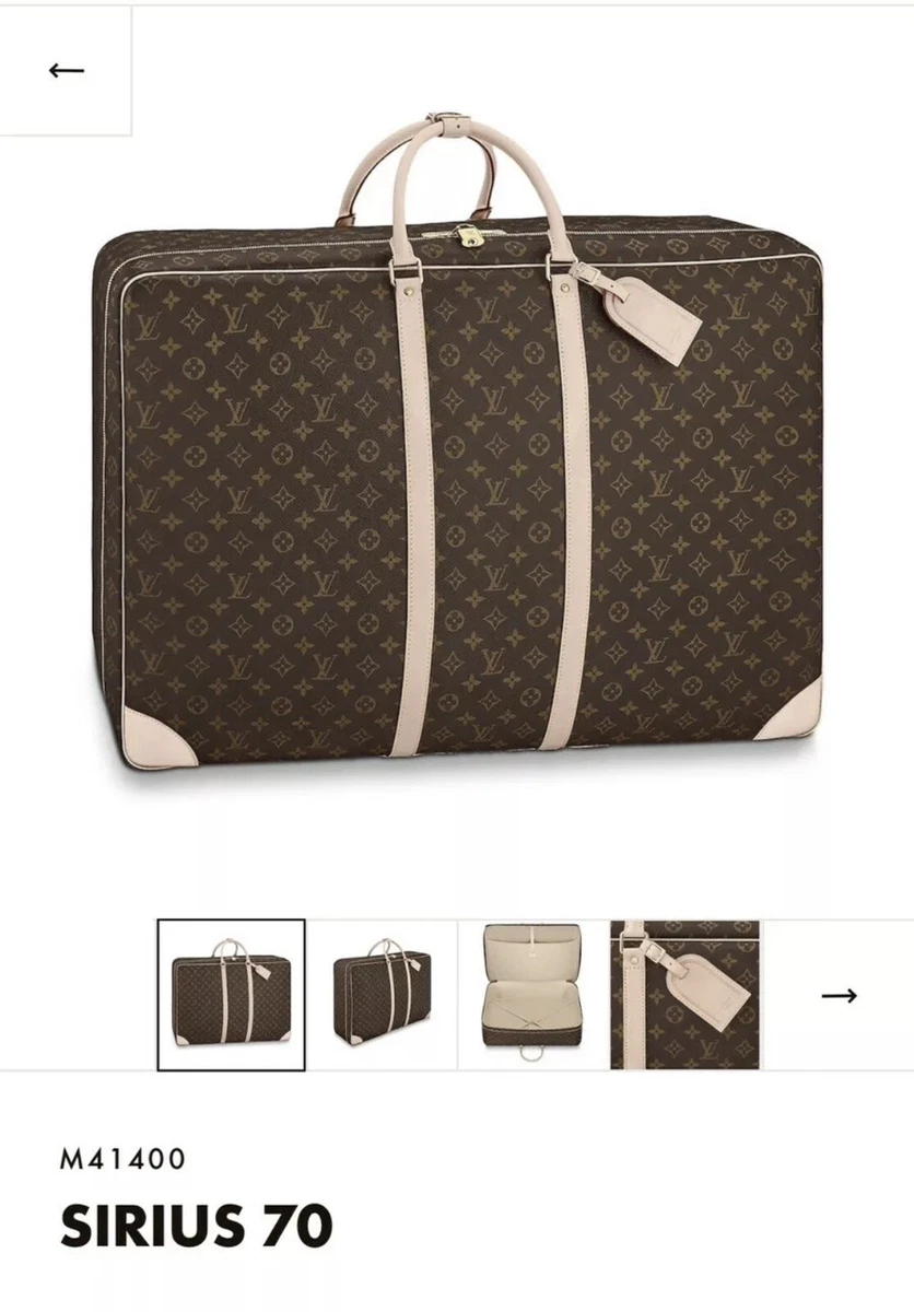 Louis Vuitton Sirius 70 Luggage Authentic French Vintage for Sale