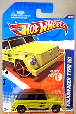 2011 Hot Wheels #150 Faster Than Ever 10/10 VOLKSWAGEN TYPE 181 Green w/FTE Sp