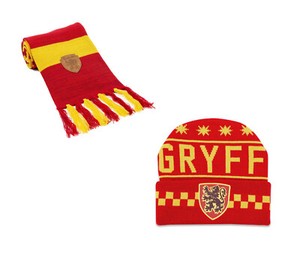 gryffindor hat and scarf set