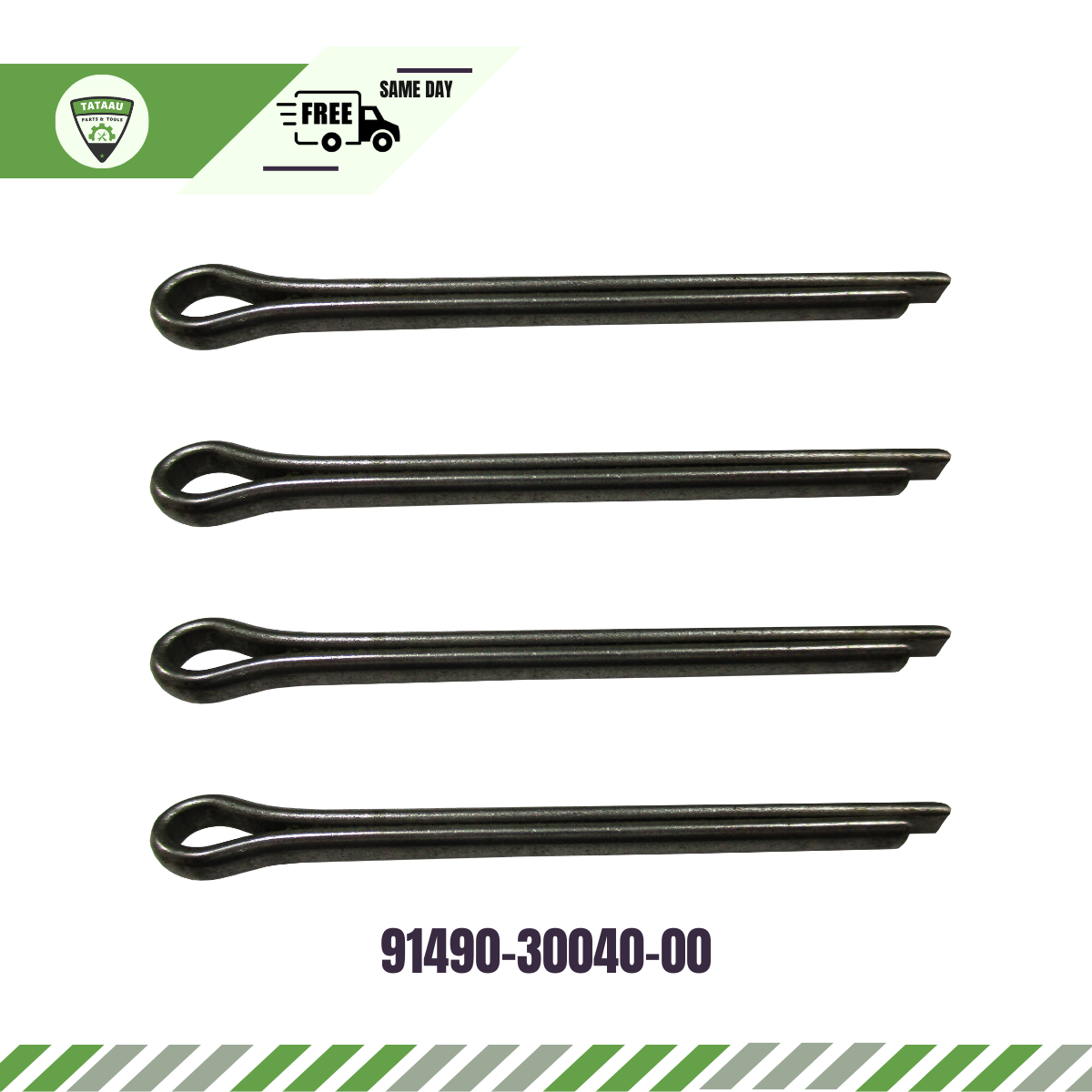 91490-30040-00 Fits Yamaha Outboard 2 4 5 40 50 HP Cotter Pin x 4 PCS