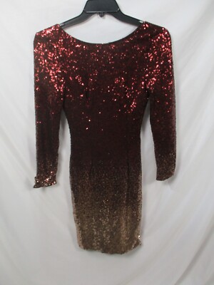 Shein Dress Womens Small Red Sequin Midi Long Sleeve Bodycon Zip Up Polyester | eBay Shein Dress Womens Small Red Sequin Midi Long Sleeve Bodycon Zip Up Polyester | eBay