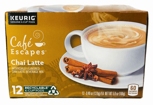 Cafe Escapes Chai Latte Coffee Beverage 