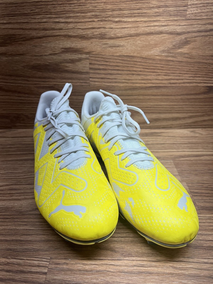 PUMA Future Play FG/AG Soccer Cleats  107377-04  Yellow \\ GrayMen’s Sz 10.5 PUMA Future Play FG/AG Soccer Cleats 107377-04 Yellow \ Gray  main image 2