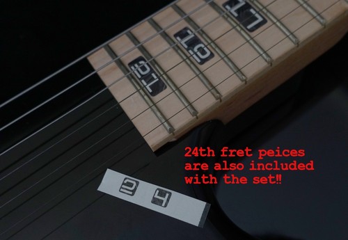 Star Wars Empire Numeral Blocks BLACK PEARL Block Inlay Sticker for GUITARS - Picture 4 of 5