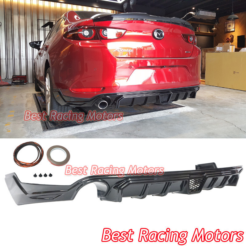 masyama3様追加分 For 2019-2026 Mazda 3 4dr Sedan MZ Style Rear Bumper Lip (ABS) | eBay