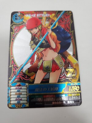 Nami One Piece Treasure World ZR Holo Card Bandai Card Japanese
