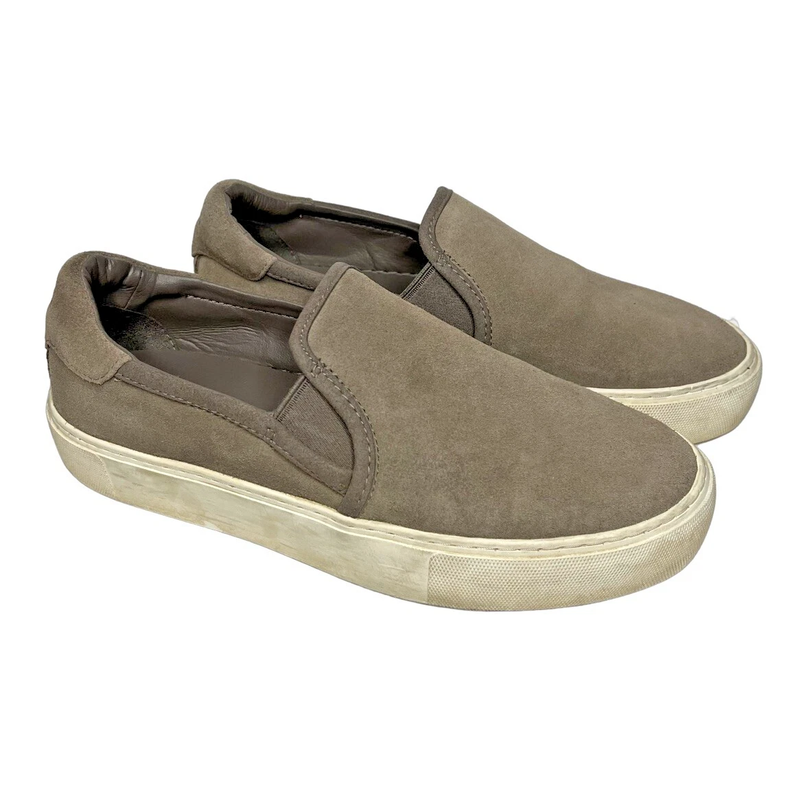 UGG Jass scarpe slip on sneakers plateau mocassini marrone talpa donna 6 5