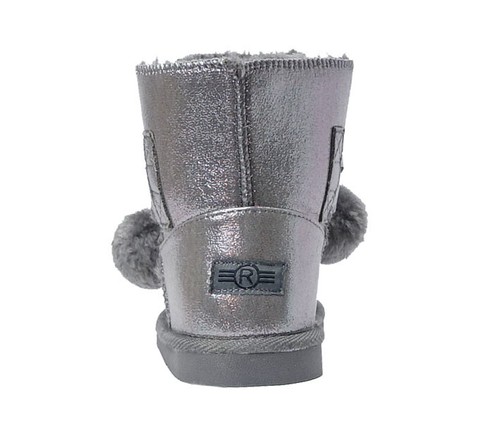 NUEVO Niñas Pequeñas Botas de Nieve Acento con Hebilla Unisex Invierno Tacón Plano Zapatos Piel Imitada - Imagen 27 de 37