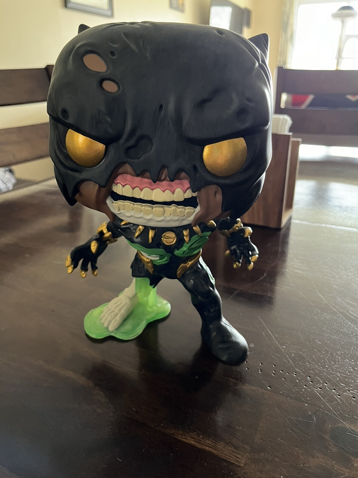 Funko Pop! Jumbo 10 In: Marvel - Zombie Black Panther (Jumbo) - Walmart...loose