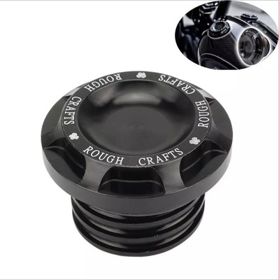 Black motorcycle Aluminum Fuel Gas Tank 