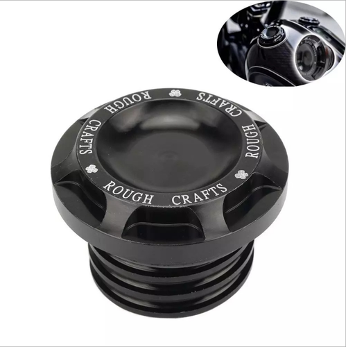 Black motorcycle Aluminum Fuel Gas Tank 