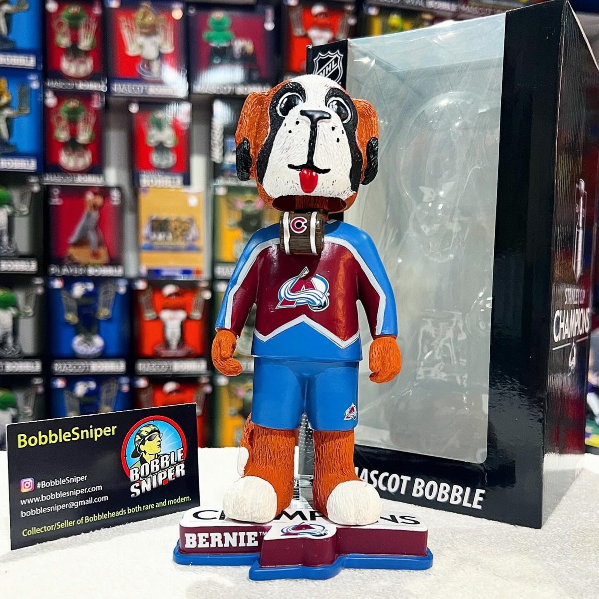 BERNIE Colorado Avalanche 2022 Stanley Cup Champions NHL