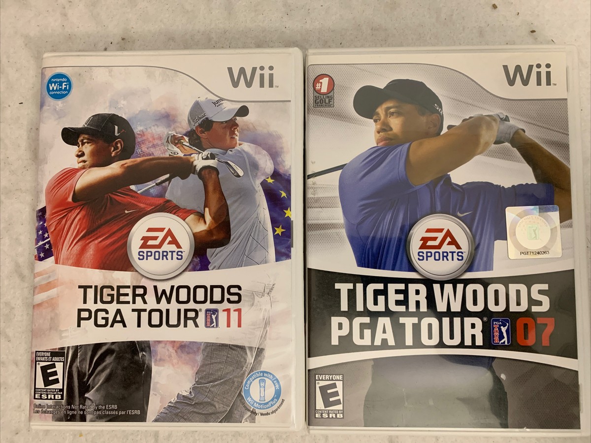 Wii Tiger Woods PGA Tour and PGA Tour 11